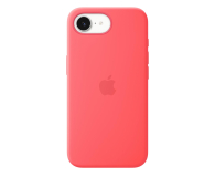Etui do telefonów APPLE Silikonowe etui do iPhone 17e MagSafe różowa guawa
